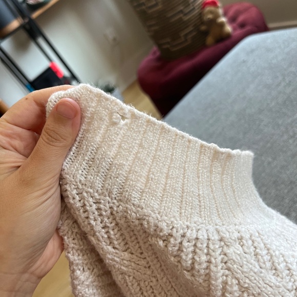 J. Crew Cotton-blend cable Mockneck sweater - XS - Picture 5 of 5